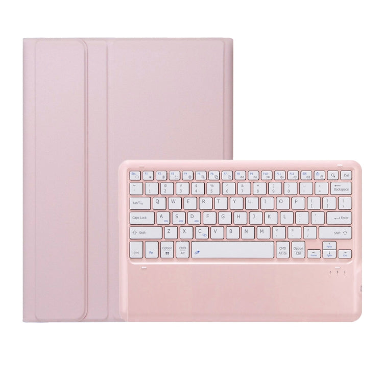 For Huawei MatePad Air 12 2024 Ultra-thin Detachable Bluetooth Keyboard Leather Tablet Case(Pink White) - Huawei Keyboard by PMC Jewellery | Online Shopping South Africa | PMC Jewellery | Buy Now Pay Later Mobicred