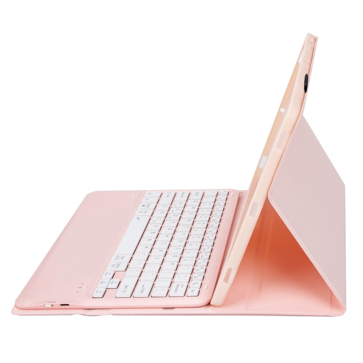 For Huawei MatePad Air 12 2024 Ultra-thin Detachable Bluetooth Keyboard Leather Tablet Case(Pink White) - Huawei Keyboard by PMC Jewellery | Online Shopping South Africa | PMC Jewellery | Buy Now Pay Later Mobicred