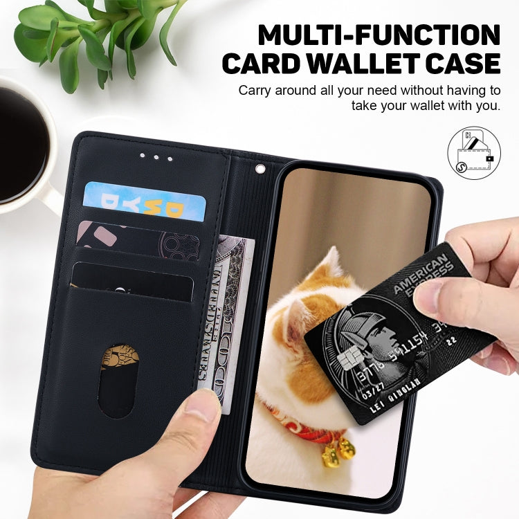 For Samsung Galaxy S25+ 5G Cute Cats RFID Leather Phone Case(Black) - Galaxy S25+ 5G Cases by PMC Jewellery | Online Shopping South Africa | PMC Jewellery | Buy Now Pay Later Mobicred
