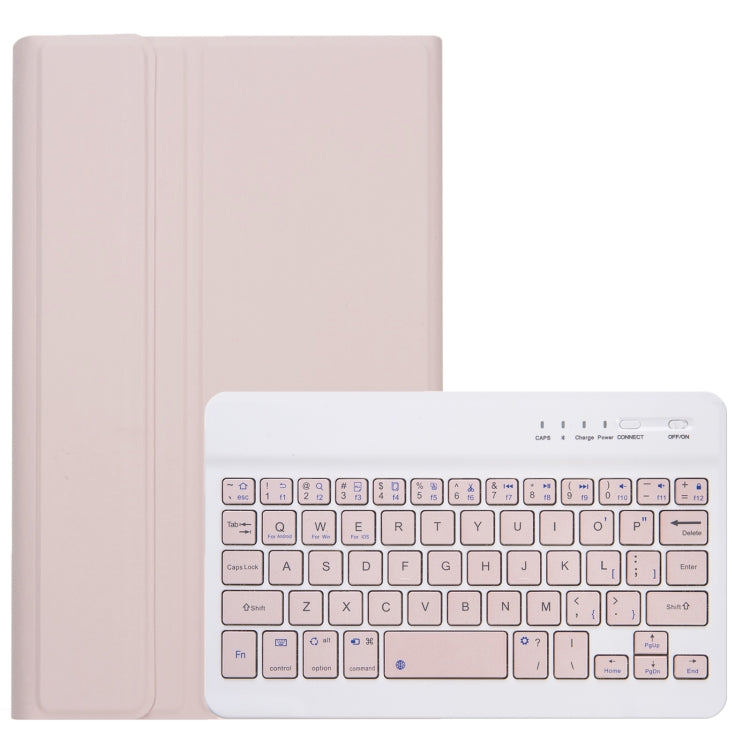 For Redmi Pad SE 8.7 A0N12 TPU Ultra-thin Detachable Bluetooth Keyboard Tablet Leather Case(Pink) - Others Keyboard by PMC Jewellery | Online Shopping South Africa | PMC Jewellery | Buy Now Pay Later Mobicred