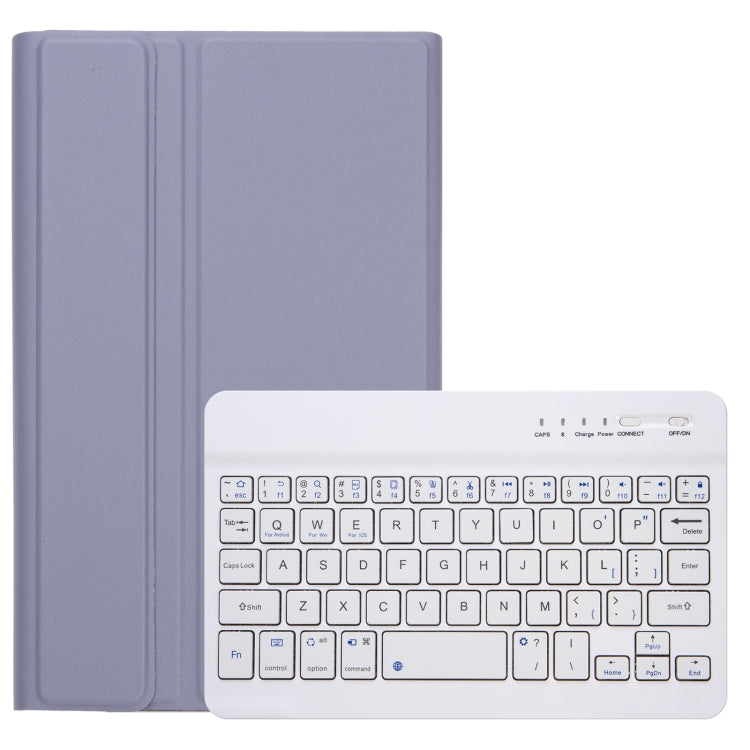 For Redmi Pad SE 8.7 A0N12 TPU Ultra-thin Detachable Bluetooth Keyboard Tablet Leather Case(Purple) - free shipping - PMC Jewellery - Order now!