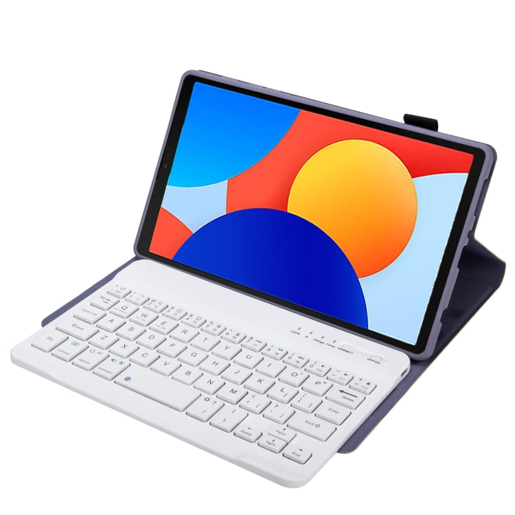 For Redmi Pad SE 8.7 A0N12 TPU Ultra-thin Detachable Bluetooth Keyboard Tablet Leather Case(Purple) - free shipping - PMC Jewellery - Order now!
