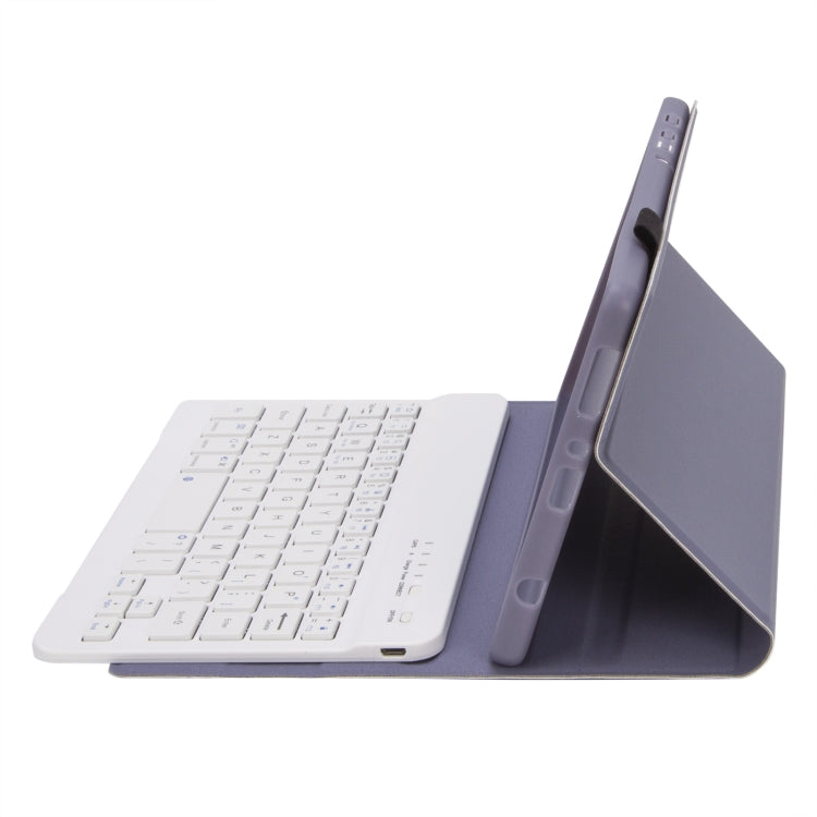 For Redmi Pad SE 8.7 A0N12 TPU Ultra-thin Detachable Bluetooth Keyboard Tablet Leather Case(Purple) - free shipping - PMC Jewellery - Order now!