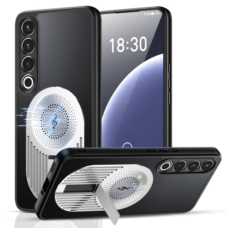 For Meizu 20 Pro Heat Dissipation Aromatherapy MagSafe Holder Phone Case(Silver) - More Brand by PMC TechLife | Online Shopping South Africa | PMC TechLife | Buy Now Pay Later Mobicred
