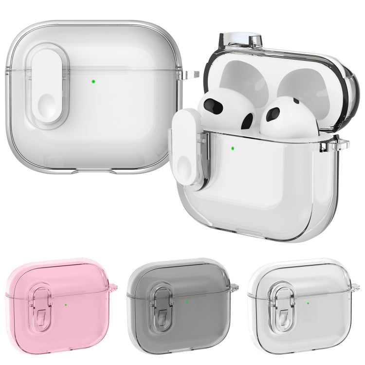 For AirPods 4 Ice Crystals Shockproof Earphone Protective Case(Pink) - For AirPods 4 by PMC Jewellery | Online Shopping South Africa | PMC Jewellery | Buy Now Pay Later Mobicred