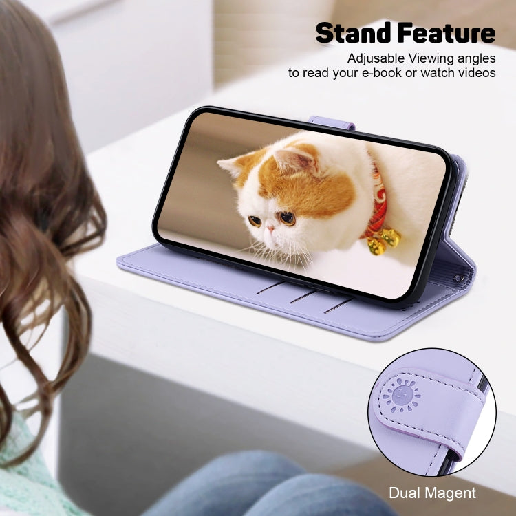 For Tecno Spark Go 2024 / 20 / 20C Cute Cats RFID Leather Phone Case(Purple) - free shipping - PMC Jewellery - Order now!