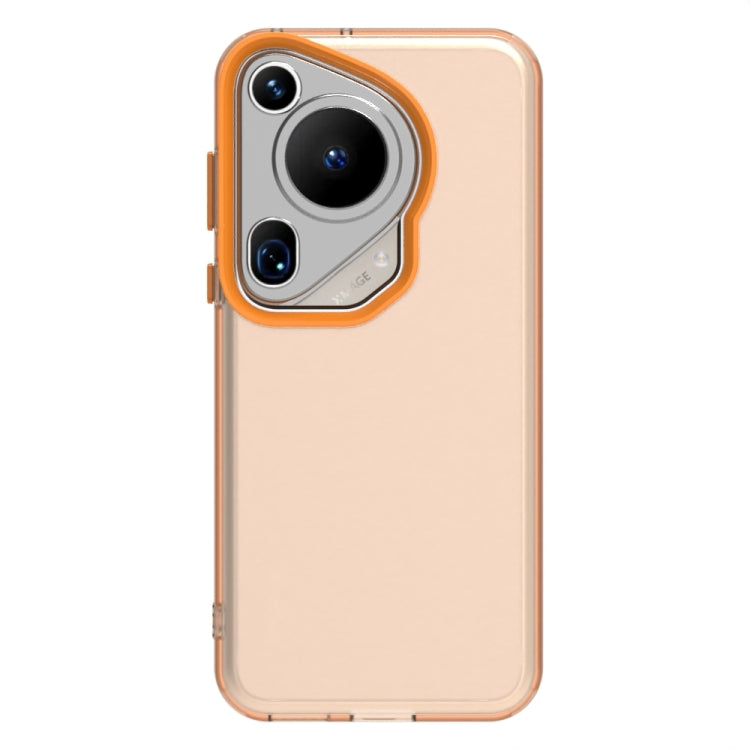 For Huawei Pura 70 Ultra Candy PC Hybrid TPU Shockproof Phone Case(Orange) - Huawei Cases by PMC Jewellery | Online Shopping South Africa | PMC Jewellery | Buy Now Pay Later Mobicred