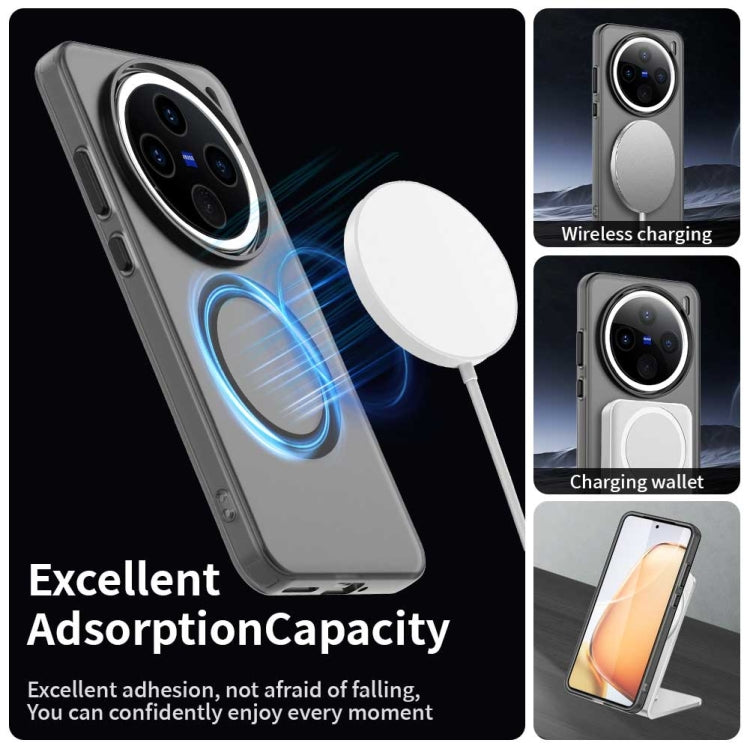 For vivo X200 Pro mini Candy Magsafe PC Hybrid TPU Phone Case(Black) - free shipping - PMC Jewellery - Order now!