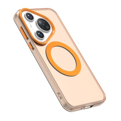 For Huawei Pura 70 Candy Magsafe PC Hybrid TPU Phone Case(Orange) - Huawei Cases by PMC Jewellery | Online Shopping South Africa | PMC Jewellery | Buy Now Pay Later Mobicred