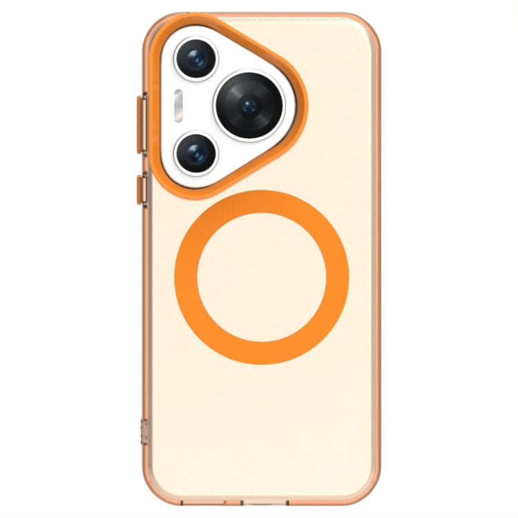 For Huawei Pura 70 Pro Candy Magsafe PC Hybrid TPU Phone Case(Orange) - Huawei Cases by PMC Jewellery | Online Shopping South Africa | PMC Jewellery | Buy Now Pay Later Mobicred