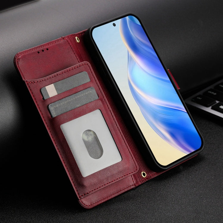 For Huawei Pura 70 Multi-Card Slots Zipper Wallet Leather Phone Case(Dark Red) - Huawei Cases by PMC Jewellery | Online Shopping South Africa | PMC Jewellery | Buy Now Pay Later Mobicred