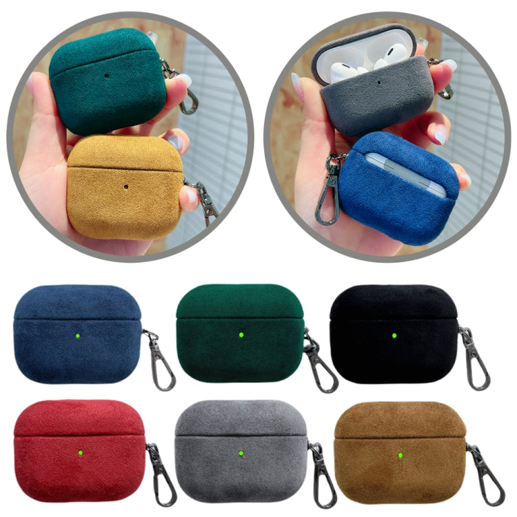 For AirPods Pro Turn Fur Bluetooth Earphone PC Protective Case(Red) - For AirPods Pro by PMC Jewellery | Online Shopping South Africa | PMC Jewellery | Buy Now Pay Later Mobicred