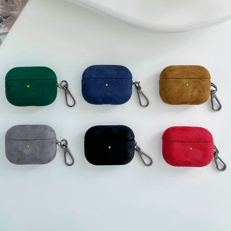 For AirPods Pro Turn Fur Bluetooth Earphone PC Protective Case(Red) - For AirPods Pro by PMC Jewellery | Online Shopping South Africa | PMC Jewellery | Buy Now Pay Later Mobicred