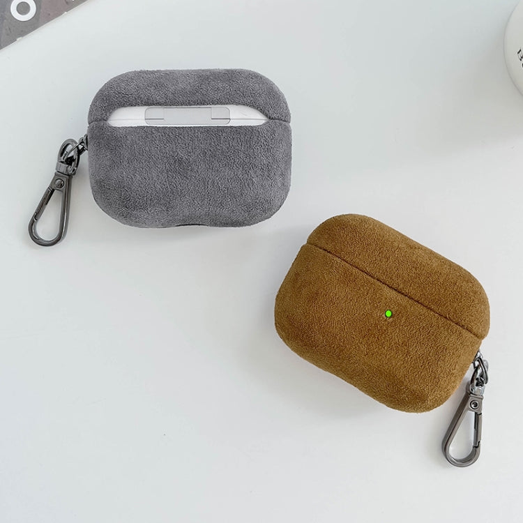 For AirPods Pro Turn Fur Bluetooth Earphone PC Protective Case(Red) - For AirPods Pro by PMC Jewellery | Online Shopping South Africa | PMC Jewellery | Buy Now Pay Later Mobicred