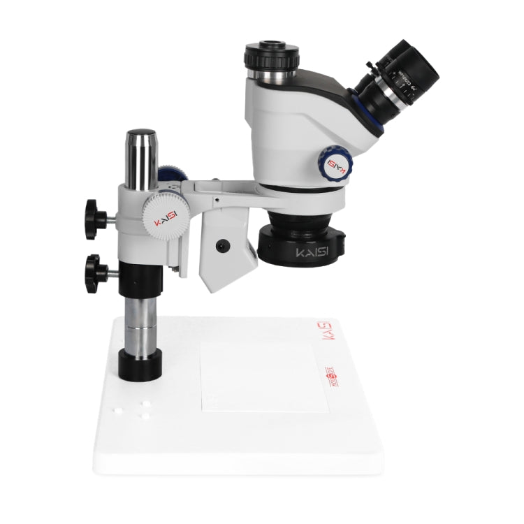 Kaisi TX-350E Ver1.3 7X-50X Zoom Trinocular Stereo Microscope with Big Base & 4K Camera - free shipping - PMc TechLife - Order now!