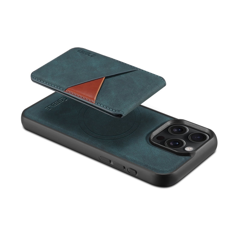 For iPhone 16 ESEBLE E2 Retro Texture Card Slots MagSafe RFID Leather Case(Dark Green) - free shipping - PMC Jewellery - Order now!