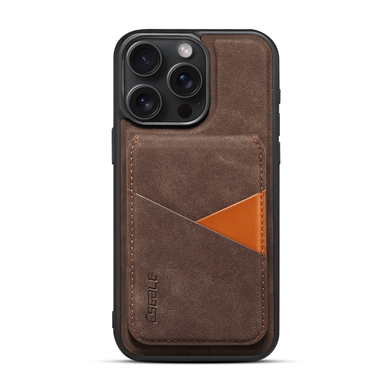 For iPhone 16 Plus ESEBLE E2 Retro Texture Card Slots MagSafe RFID Leather Case(Coffee) - iPhone 16 Plus Cases by ESEBLE | Online Shopping South Africa | PMC Jewellery | Buy Now Pay Later Mobicred