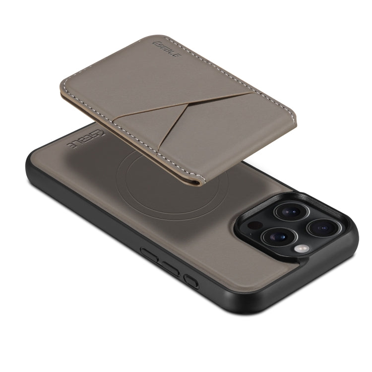 For iPhone 16 Pro Max ESEBLE E3 Plain Texture Card Slots MagSafe RFID Leather Case(Grey) - iPhone 16 Pro Max Cases by ESEBLE | Online Shopping South Africa | PMC Jewellery | Buy Now Pay Later Mobicred