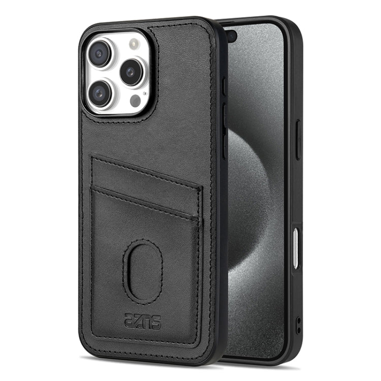 For iPhone 16 Pro Max AZNS K1 Series Card Slot Business Phone Case(Black) - iPhone 16 Pro Max Cases by AZNS | Online Shopping South Africa | PMC Jewellery | Buy Now Pay Later Mobicred