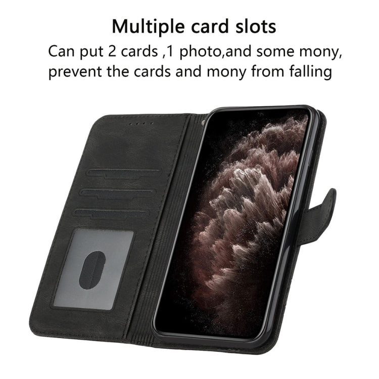 For Samsung Galaxy S25+ 5G Cubic Skin Feel Flip Leather Phone Case(Black) - Galaxy S25+ 5G Cases by PMC TechLife | Online Shopping South Africa | PMC TechLife | Buy Now Pay Later Mobicred