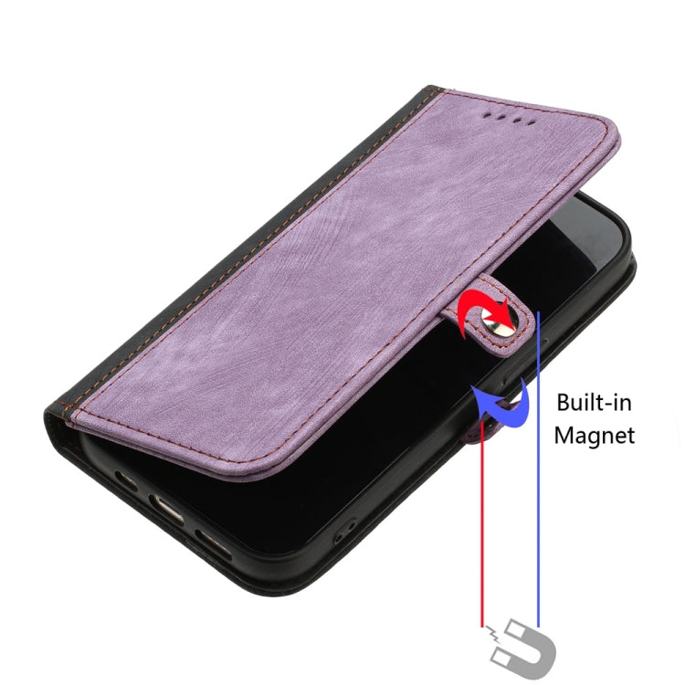 For Samsung Galaxy S25+ 5G Side Buckle Double Fold Hand Strap Leather Phone Case(Purple) - Galaxy S25+ 5G Cases by PMC Jewellery | Online Shopping South Africa | PMC Jewellery | Buy Now Pay Later Mobicred
