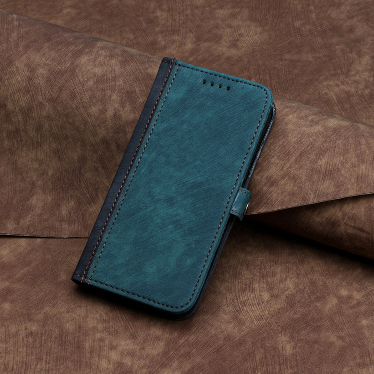 For Samsung Galaxy S25 Ultra 5G Side Buckle Double Fold Hand Strap Leather Phone Case(Dark Green) - free shipping - PMC Jewellery - Order now!