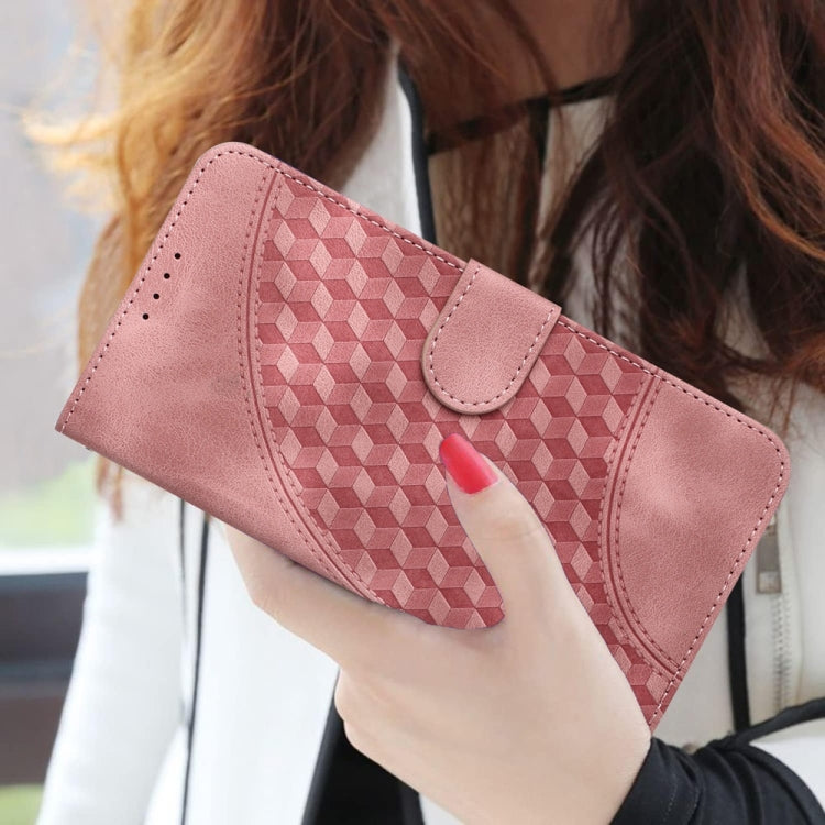 For Samsung Galaxy S25+ 5G YX0060 Elephant Head Embossed Phone Leather Case with Lanyard(Pink) - Galaxy S25+ 5G Cases by PMC Jewellery | Online Shopping South Africa | PMC Jewellery | Buy Now Pay Later Mobicred