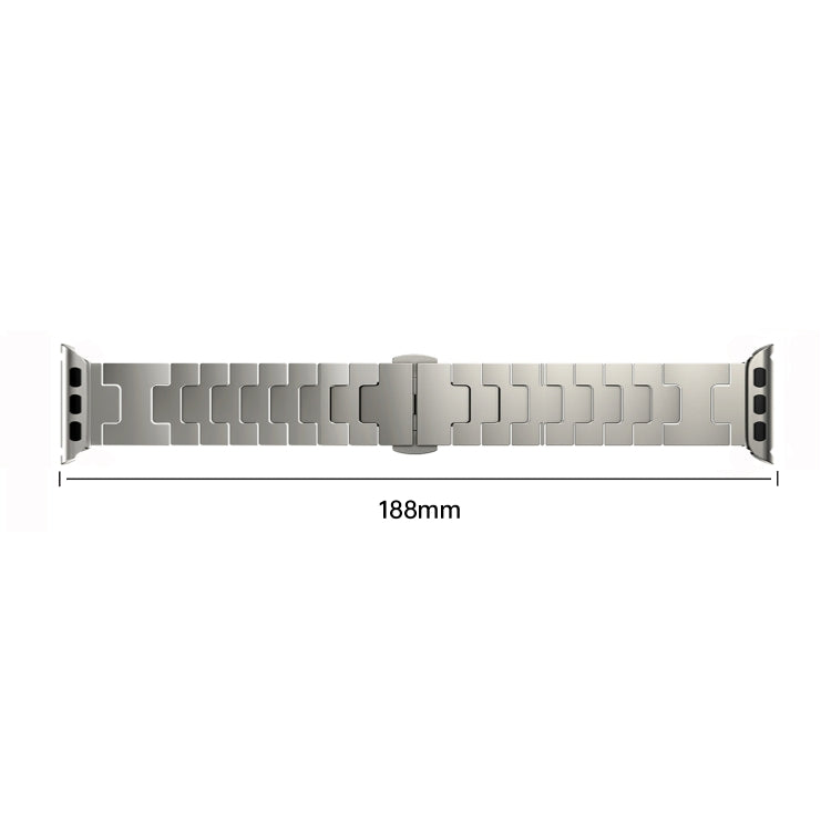 For Apple Watch 46mm / 49mm / 45mm / 44mm Side Release Stainless Steel Watch Band(Grey) - free shipping - PMC TechLife - Order now!