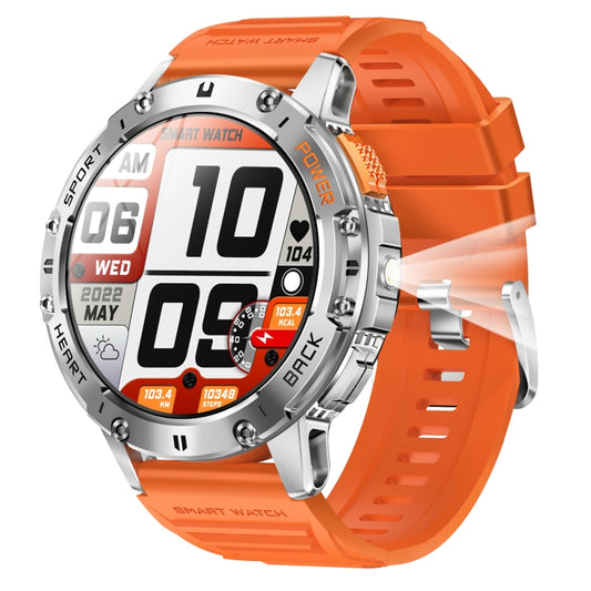 LEMFO K65 1.43 inch Bluetooth Call Smart Watch, Support Heart Rate / Blood Oxygen(Orange) - Smart Watches by LEMFO | Online Shopping South Africa | PMC Jewellery | Buy Now Pay Later Mobicred