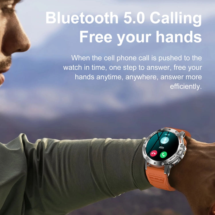 K65 1.43 inch Bluetooth Call Smart Watch, Support Heart Rate / Blood Oxygen(Black) - Smart Watches by PMC TechLife | Online Shopping South Africa | PMC TechLife | Buy Now Pay Later Mobicred