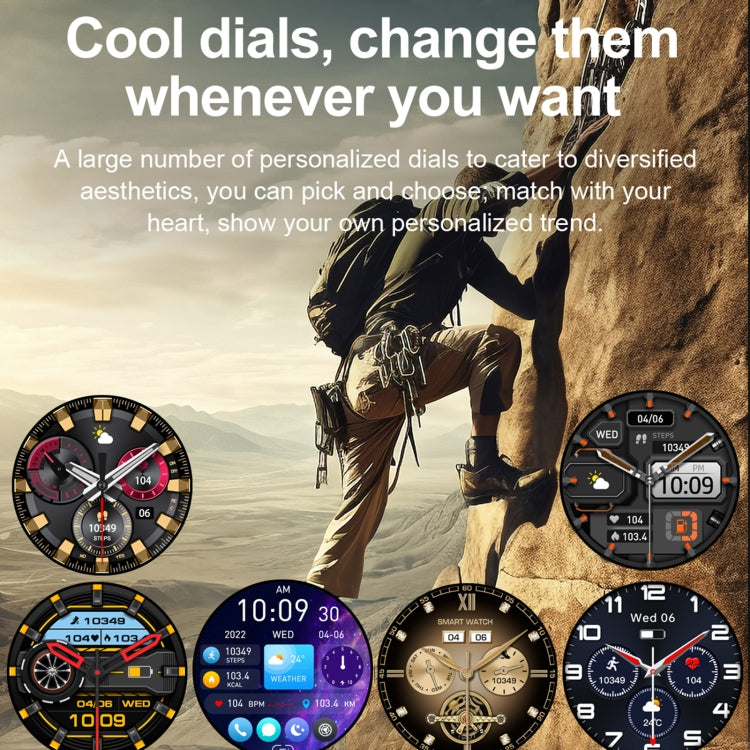 K65 1.43 inch Bluetooth Call Smart Watch, Support Heart Rate / Blood Oxygen(Orange) - Smart Watches by PMC TechLife | Online Shopping South Africa | PMC TechLife | Buy Now Pay Later Mobicred