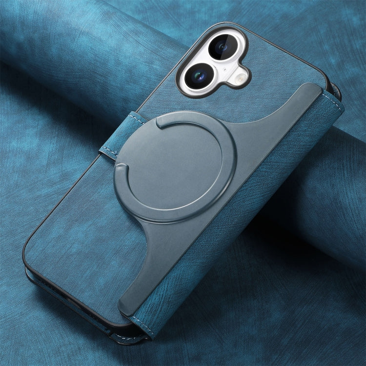 For iPhone 16 Plus CaseNeo MagSafe RFID Anti-theft Retro Leather Phone Case(Blue) - iPhone 16 Plus Cases by CaseNeo | Online Shopping South Africa | PMC Jewellery | Buy Now Pay Later Mobicred