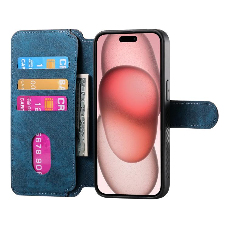 For iPhone 16e CaseNeo MagSafe RFID Anti-theft Retro Leather Phone Case(Blue) - iPhone 16e Cases by CaseNeo | Online Shopping South Africa | PMC TechLife | Buy Now Pay Later Mobicred