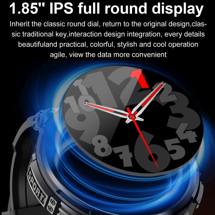LEMFO K66 1.85 inch Bluetooth Call Smart Watch, Support Heart Rate / Blood Oxygen(Orange) - free shipping - PMC TechLife - Order now!