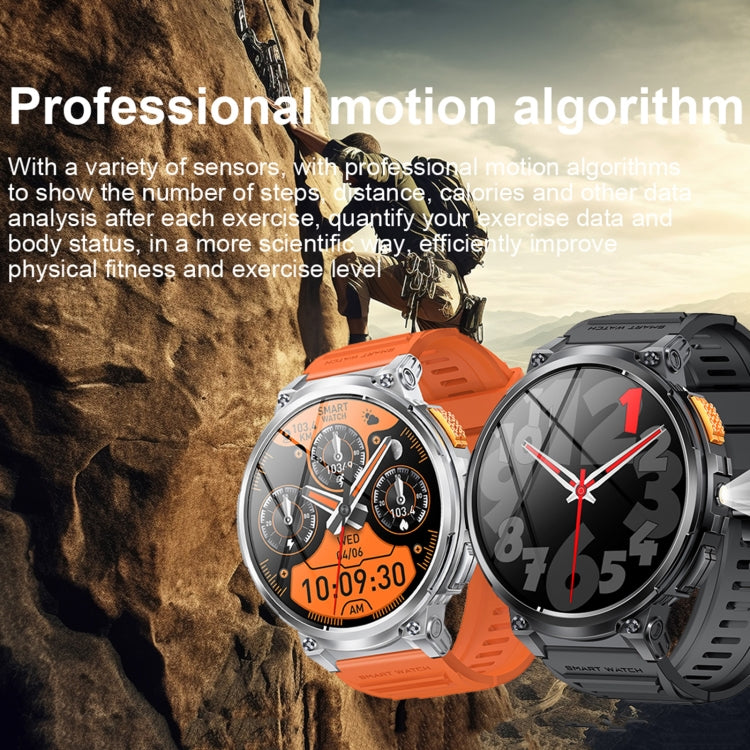 LEMFO K66 1.85 inch Bluetooth Call Smart Watch, Support Heart Rate / Blood Oxygen(Black) - free shipping - PMC TechLife - Order now!
