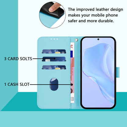 For Ulefone Note 18 Ultra Skin Feel Solid Color Leather Phone Case with Lanyard(Sky Blue) - Ulefone Cases by PMC Jewellery | Online Shopping South Africa | PMC Jewellery | Buy Now Pay Later Mobicred