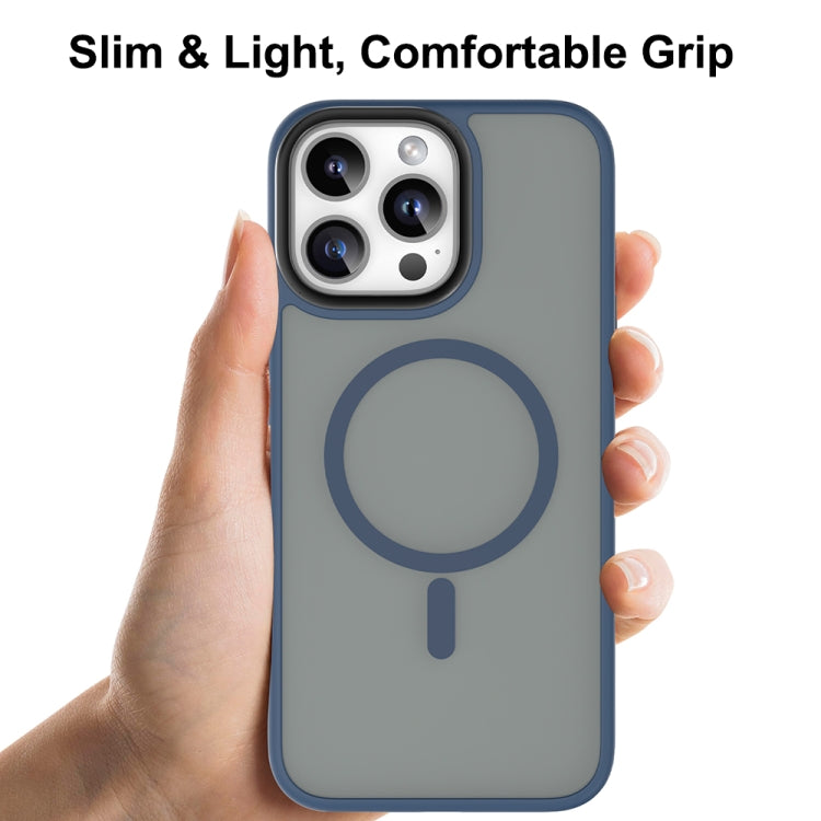 For iPhone 16 Mutural Skin Feel Series Frosted MagSafe Magnetic Phone Case(Grey) - free shipping - PMC Jewellery - Order now!