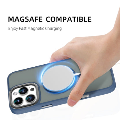 For iPhone 16 Pro Max Mutural Skin Feel Series Frosted MagSafe Magnetic Phone Case(Blue) - iPhone 16 Pro Max Cases by Mutural | Online Shopping South Africa | PMC Jewellery | Buy Now Pay Later Mobicred