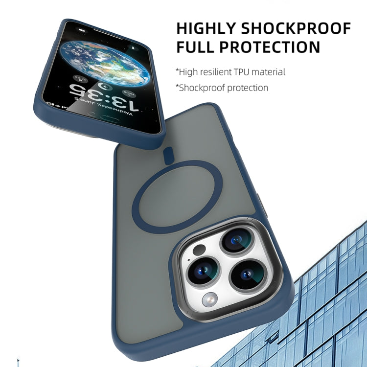 For iPhone 16 Pro Mutural Skin Feel Series Frosted MagSafe Magnetic Phone Case(Grey) - free shipping - PMC Jewellery - Order now!