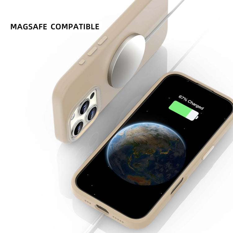 For iPhone 16 Pro Mutural Karen Series Liquid Silicone MagSafe Magnetic Phone Case(Desert Gold) - iPhone 16 Pro Cases by Mutural | Online Shopping South Africa | PMC Jewellery | Buy Now Pay Later Mobicred