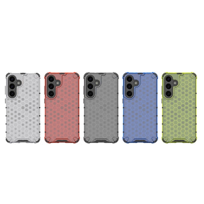 For Samsung Galaxy S25 5G Honeycomb Shockproof Phone Case(Green) - Galaxy S25 5G Cases by PMC Jewellery | Online Shopping South Africa | PMC Jewellery | Buy Now Pay Later Mobicred