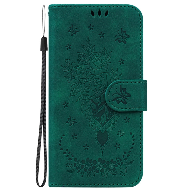 For Samsung Galaxy S25 Ultra 5G Butterfly Rose Embossed Leather Phone Case(Green) - free shipping - PMC TechLife - Order now!