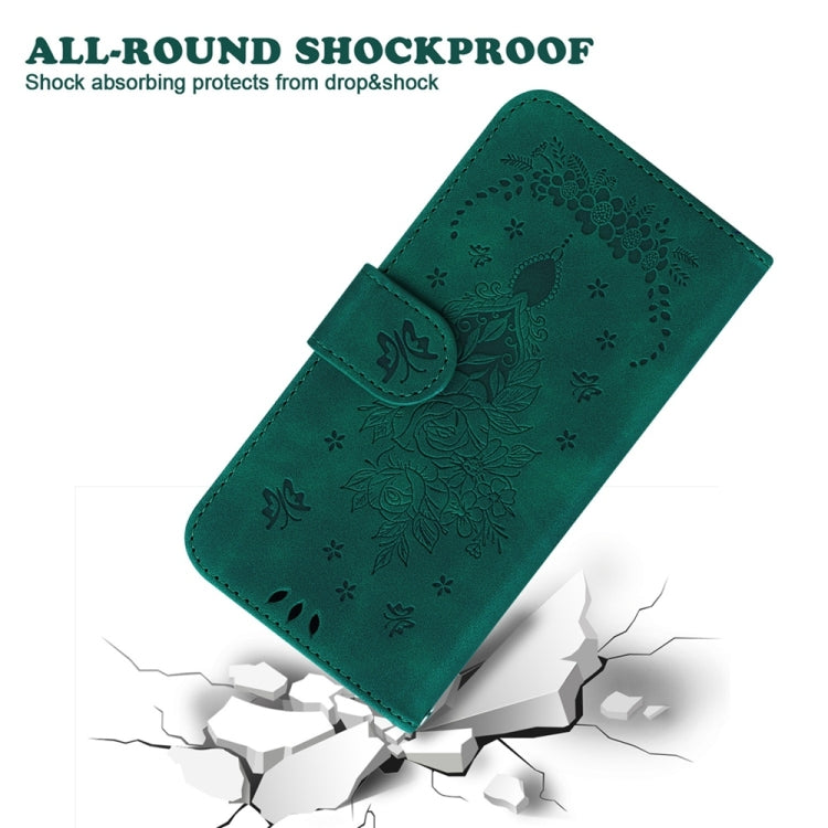 For Samsung Galaxy S25 Ultra 5G Butterfly Rose Embossed Leather Phone Case(Green) - free shipping - PMC TechLife - Order now!