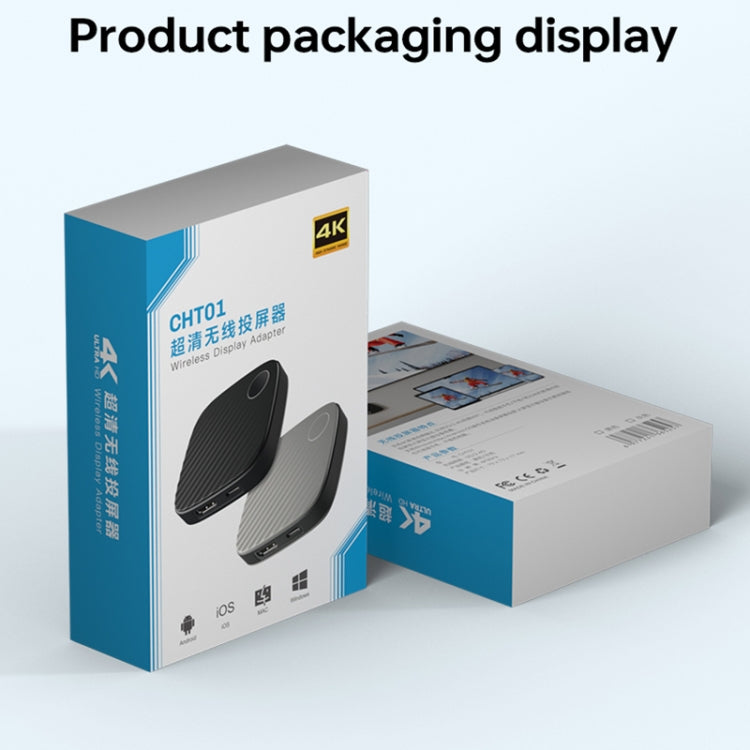 G126 Ultra HD Wireless Display Adapter Same Screen Device(Grey) - Wireless Display Dongle by PMC TechLife | Online Shopping South Africa | PMC TechLife | Buy Now Pay Later Mobicred