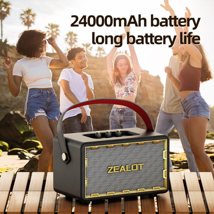 Zealot MT01 Retro Card Portable Wireless Bluetooth Speaker(Black) - free shipping - PMC Jewellery - Order now!