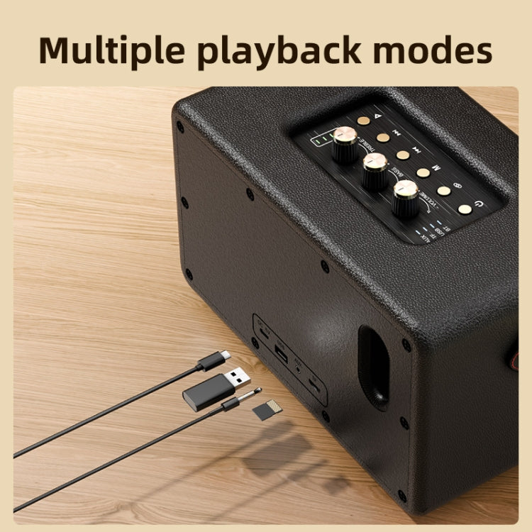 Zealot MT01 Retro Card Portable Wireless Bluetooth Speaker(White) - free shipping - PMC Jewellery - Order now!