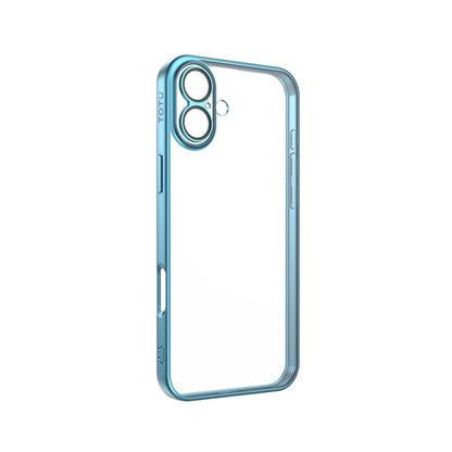 For iPhone 16 TOTU PC-2 Soft Jane Series Electroplated TPU Phone Case with Lens Film(Light Green) - iPhone 16 Cases by TOTUDESIGN | Online Shopping South Africa | PMC Jewellery | Buy Now Pay Later Mobicred