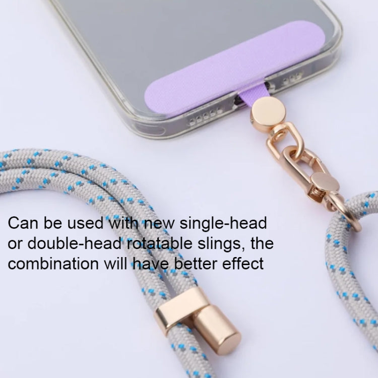 360 Degree Rotation Mobile Phone Lanyard Fixing Gasket(Sky Blue) - free shipping - PMc TechLife - Order now!