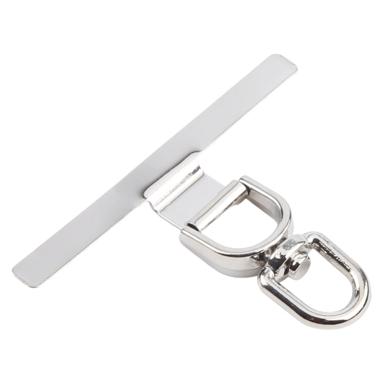 360 Degree Rotation T-shape Metal Mobile Phone Lanyard Fixing Gasket(Silver) - free shipping - PMc TechLife - Order now!