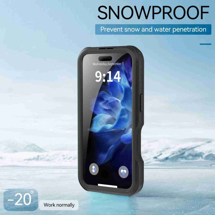 For iPhone 16 Pro RedPepper IP68 Waterproof Triple-proof MagSafe Phone Case(Black) - iPhone 16 Pro Cases by RedPepper | Online Shopping South Africa | PMC Jewellery | Buy Now Pay Later Mobicred